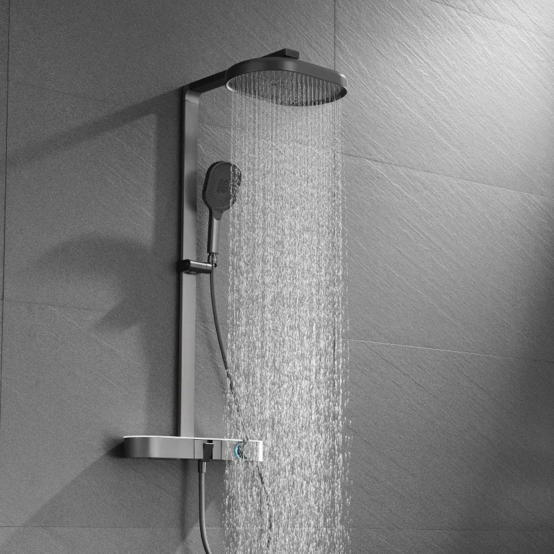 Bathroom Rainfall Hot and Cold Shower Set Bathroom Gun Gray Shower Mixer Bath Shower Faucet Big Tap
Bathroom Rainfall Hot and Cold Shower Set Bathroom Gun Gray Shower Mixer Bath Shower Faucet Big Tap