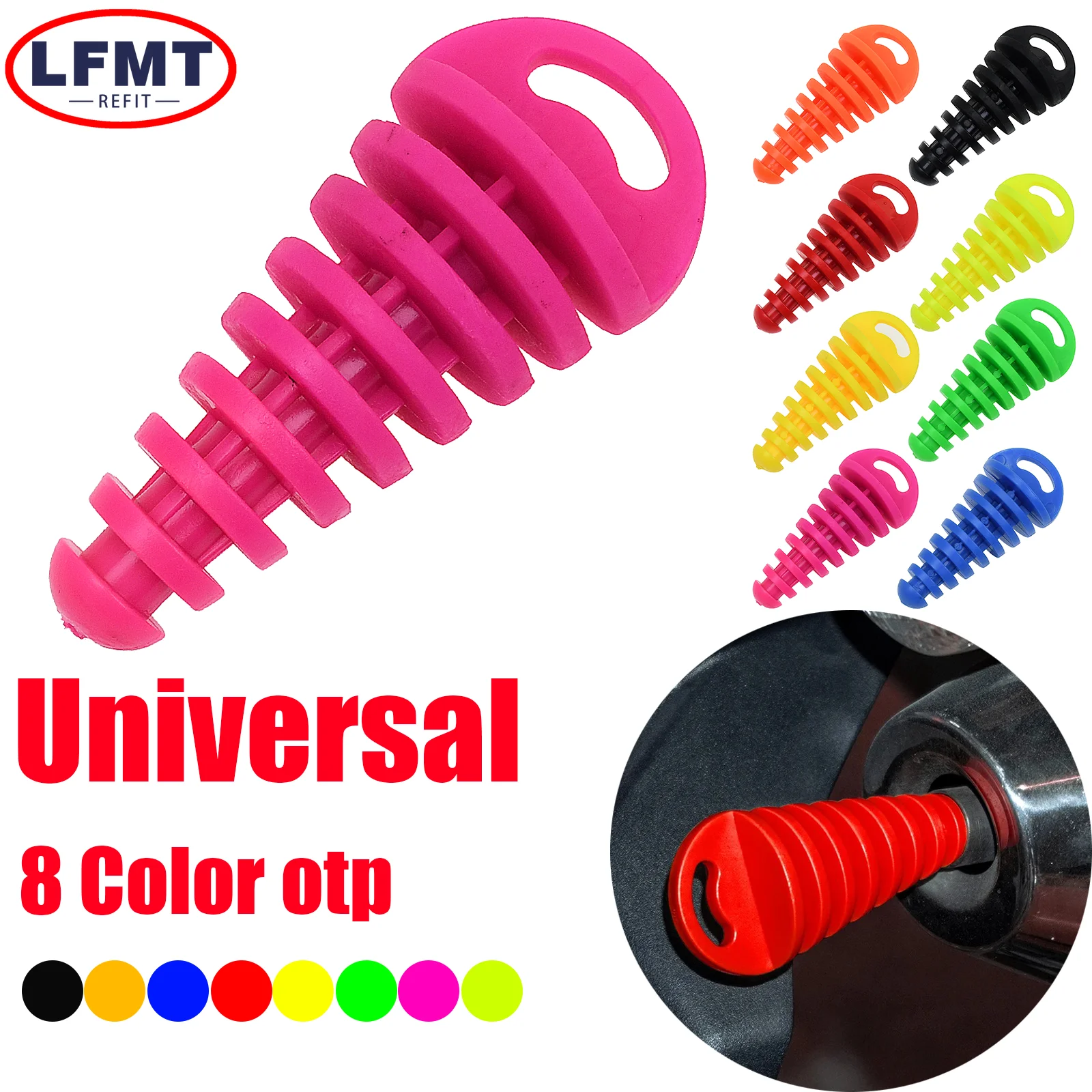 Exhaust Pipe Plug Tailpipe PVC Air Bleeder Plug For SUZUKI KTM YAMAHA HONDA KAWASAKI Husqvarna GASGAS Motorcycle Universal
Exhaust Pipe Plug Tailpipe PVC Air Bleeder Plug For SUZUKI KTM YAMAHA HONDA KAWASAKI Husqvarna GASGAS Motorcycle Universal