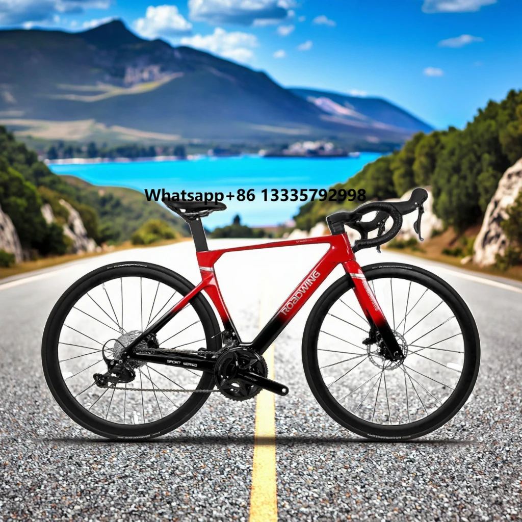 Hot Selling High-End Road Bike Latest Design with High Quality Carbon Fiber Steel Fork Hydraulic Disc Brake System-24 Speed 
Hot Selling High-End Road Bike Latest Design with High Quality Carbon Fiber Steel Fork Hydraulic Disc Brake System-24 Speed