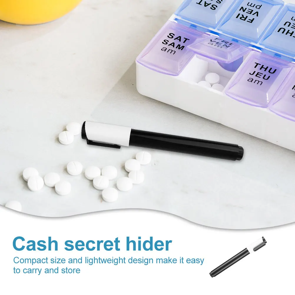 Compact Cash Hider Realistic Marker Pen Design Secret Hider for Bills and Small Items Hidden Safe Box Creative Storage Solution
Compact Cash Hider Realistic Marker Pen Design Secret Hider for Bills and Small Items Hidden Safe Box Creative Storage Solution