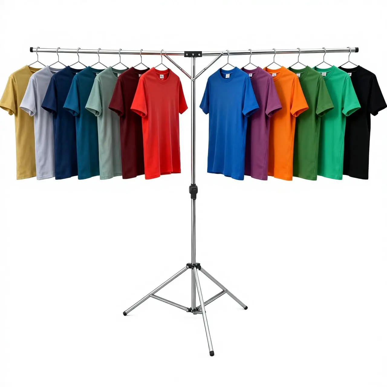 Foldable Portable Stainless Steel Clothes Drying Rack Adjustable Heavy Duty Laundry Garment Rack With Windproof Hooks
Foldable Portable Stainless Steel Clothes Drying Rack Adjustable Heavy Duty Laundry Garment Rack With Windproof Hooks