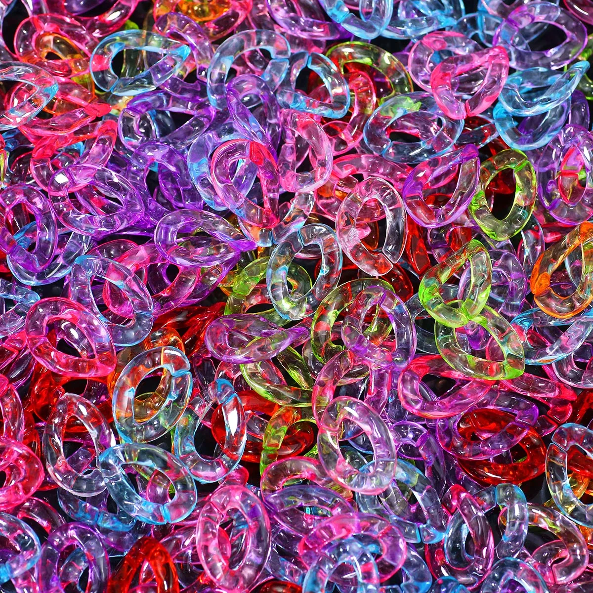 50Pcs/lot Acrylic Twisted Buckle Chain Color Assembled Loose Rings for DIY Bag Chain Glasses Phone Chain Connector Accessories
50Pcs/lot Acrylic Twisted Buckle Chain Color Assembled Loose Rings for DIY Bag Chain Glasses Phone Chain Connector Accessories