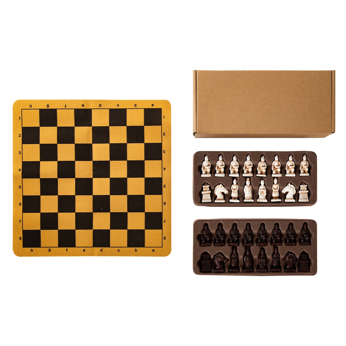 New design of small-sized chess 3D creative character soldier chess pieces, small size 28cm/11inch board game festival supplies
New design of small-sized chess 3D creative character soldier chess pieces, small size 28cm/11inch board game festival supplies
