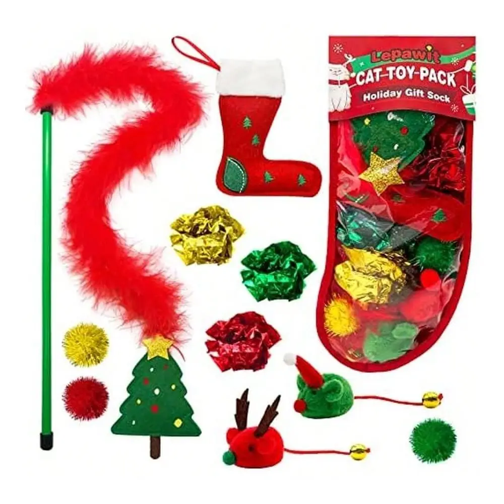 Pack Cat Wand Toy, Rainbow Cat Feather Toys With Bells, Teaser Wand With Soft Furry Tail, Interactive Toys For Indoor Cats Kitt
Pack Cat Wand Toy, Rainbow Cat Feather Toys With Bells, Teaser Wand With Soft Furry Tail, Interactive Toys For Indoor Cats Kitt