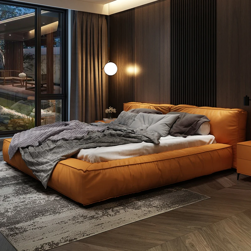 Minimalist Luxury Double Bed Design Decoration Modern Pliable Double Bed Storage Accessories Cama Twin Furniture For Home
Minimalist Luxury Double Bed Design Decoration Modern Pliable Double Bed Storage Accessories Cama Twin Furniture For Home