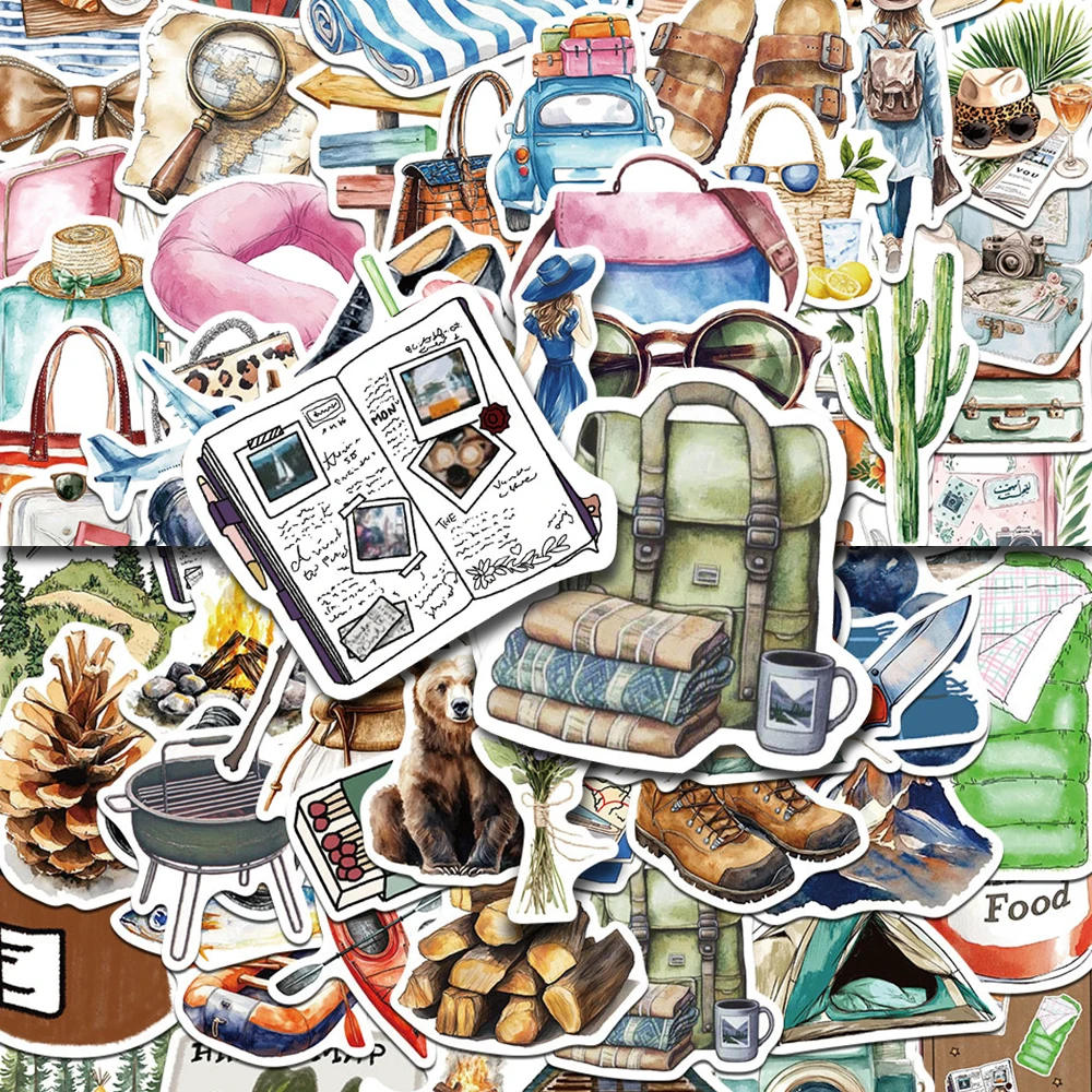 10/30/50/100pcs Vintage Outdoor Travel Stickers Watercolor Aesthetic Art Cartoon Decals Notebook Helmet Phone Cool Sticker Decor
10/30/50/100pcs Vintage Outdoor Travel Stickers Watercolor Aesthetic Art Cartoon Decals Notebook Helmet Phone Cool Sticker Decor