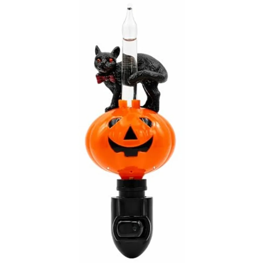 Halloween Pumpkin Jack O' Lantern and Black Cat Bubble Night Light
Halloween Pumpkin Jack O' Lantern and Black Cat Bubble Night Light