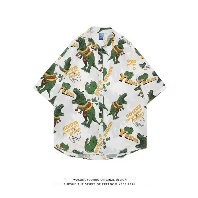 Retro Japanese Sle Loose Fit ort Sve Casual irt Thin Five-Button Collarl Men's And Women's Outerwear Summer Wear
Retro Japanese Sle Loose Fit ort Sve Casual irt Thin Five-Button Collarl Men's And Women's Outerwear Summer Wear