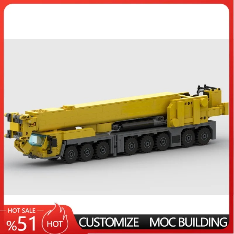 2007 Parts Engineering Mobile Crane Vehicle Model MOC Building Blocks Set DIY Assembly Educational Toy For funs Birthday Gifts
2007 Parts Engineering Mobile Crane Vehicle Model MOC Building Blocks Set DIY Assembly Educational Toy For funs Birthday Gifts