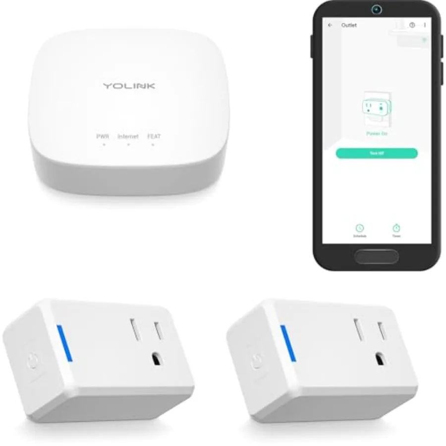 Smart Outlet for Home Automation ABS Plastic White Ultra-Compact Design with Over-Temperature Protection Precision Scheduling 1
Smart Outlet for Home Automation ABS Plastic White Ultra-Compact Design with Over-Temperature Protection Precision Scheduling 1