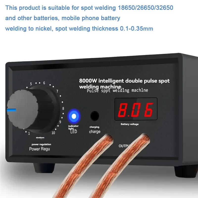 8000W battery spot welding power supply spot welding machine DIY portable touch welding machine can weld mobile phone battery
8000W battery spot welding power supply spot welding machine DIY portable touch welding machine can weld mobile phone battery