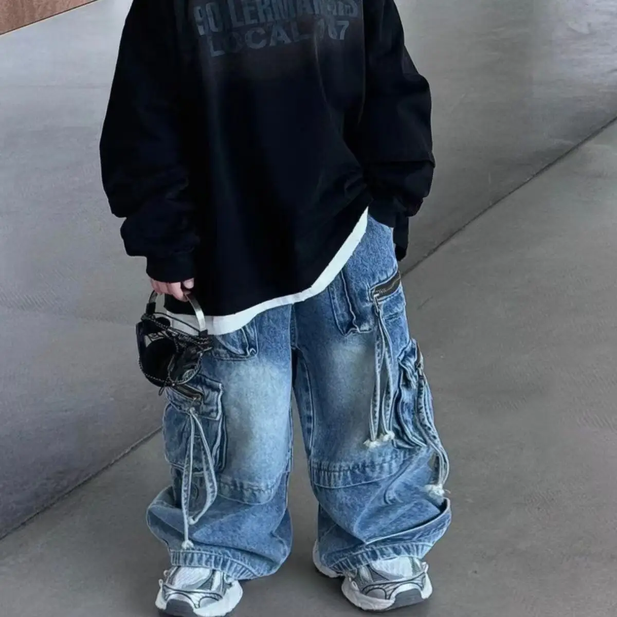 Boys' New Denim Work Pant Jeans Spring and Autumn Children's Straight Leg Jeans Loose Pants 4 6 8 10 12 Y
Boys' New Denim Work Pant Jeans Spring and Autumn Children's Straight Leg Jeans Loose Pants 4 6 8 10 12 Y
