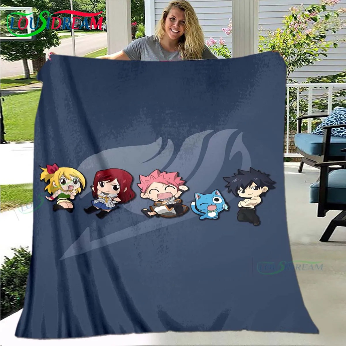 Popular Cartoon A-Fairy Tail Pattern Blanket Flannel Thin Blanket Portable Home Travel Office Lunch Break Blanket Birthday Gift
Popular Cartoon A-Fairy Tail Pattern Blanket Flannel Thin Blanket Portable Home Travel Office Lunch Break Blanket Birthday Gift