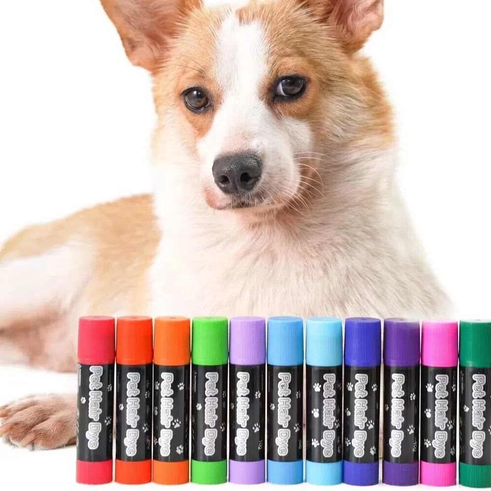 6 Colors Pet Hair Dye Vibrant Colors Quick Dry Washable Hair Dye Water Soluble Toxic-Free Pet Hair Dye Stick Grooming Tools
6 Colors Pet Hair Dye Vibrant Colors Quick Dry Washable Hair Dye Water Soluble Toxic-Free Pet Hair Dye Stick Grooming Tools