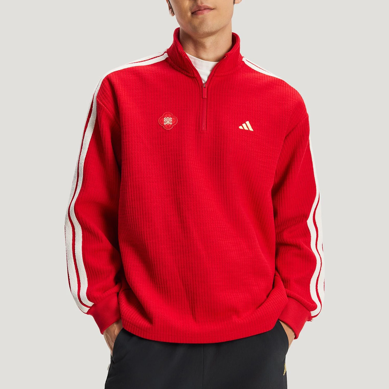 Adidas genuine Spring and Autumn men's New Year's fashion trend pullover KW4757
Adidas genuine Spring and Autumn men's New Year's fashion trend pullover KW4757