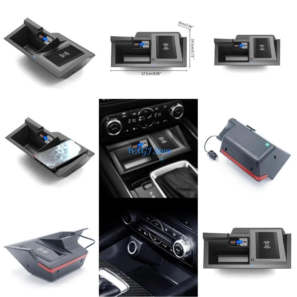 37JE Car Wireless Quick 15W Fast Charging Tray For CX-5 2020/21
37JE Car Wireless Quick 15W Fast Charging Tray For CX-5 2020/21