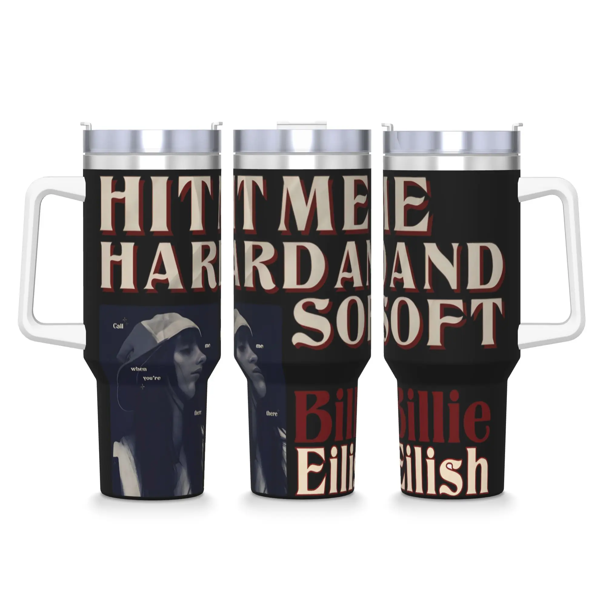 Stainless Steel Tumbler Billies Hit Me Hard And Soft Thermal Cups Insulated Cold and Hot Mugs Cup Beach Water Bottle
Stainless Steel Tumbler Billies Hit Me Hard And Soft Thermal Cups Insulated Cold and Hot Mugs Cup Beach Water Bottle