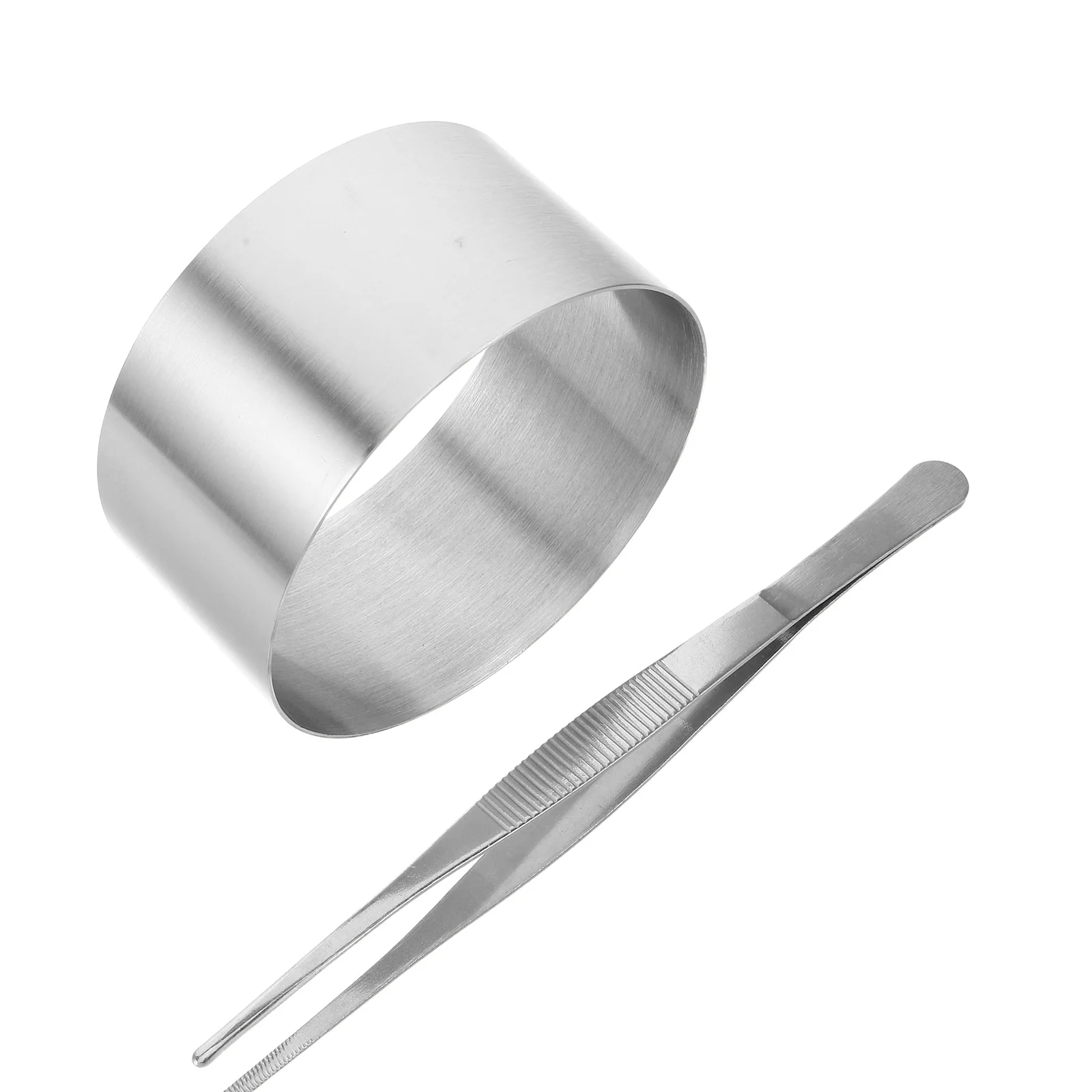 1 set 1 Set 3.93 Inch Stainless Steel Chocolate Melting Ring For Baking Cheese Butter Preparation Chocolate Molding Equipment
1 set 1 Set 3.93 Inch Stainless Steel Chocolate Melting Ring For Baking Cheese Butter Preparation Chocolate Molding Equipment