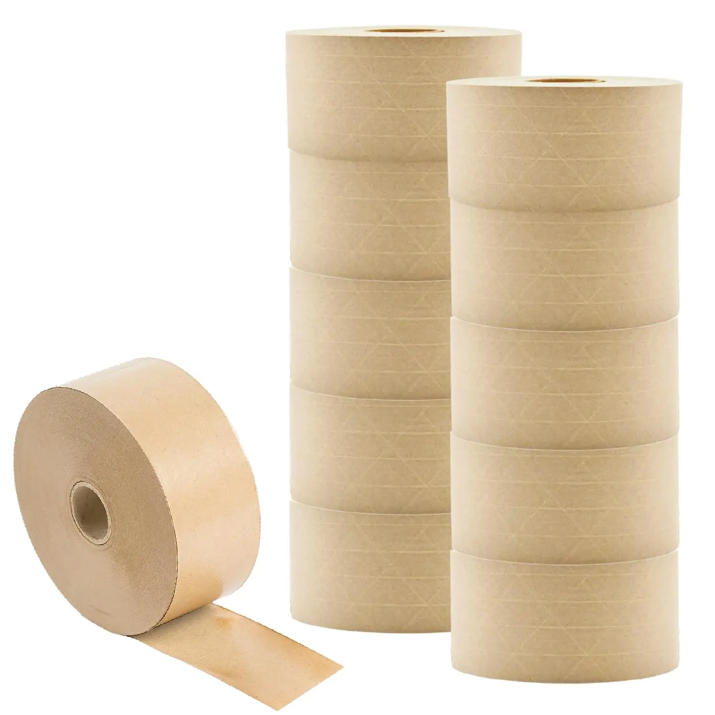 Gummed Paper Tape 3" x 450' – Water Activated Kraft Packing Tape with Fiberglass Reinforcement – Heavy Duty, Tamper Ev
Gummed Paper Tape 3" x 450' – Water Activated Kraft Packing Tape with Fiberglass Reinforcement – Heavy Duty, Tamper Ev