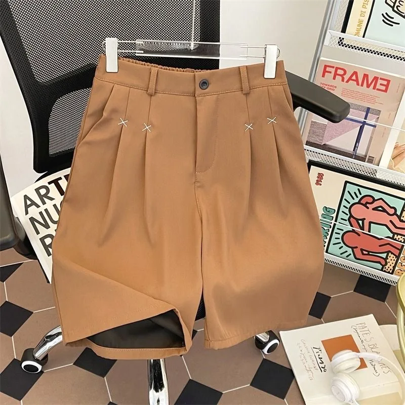 Male Senior Draped Quality Suit Shorts Men Smart Business Knee Length Thin Trendy Vintage Casual Shorts Sport Office Work Shorts
Male Senior Draped Quality Suit Shorts Men Smart Business Knee Length Thin Trendy Vintage Casual Shorts Sport Office Work Shorts