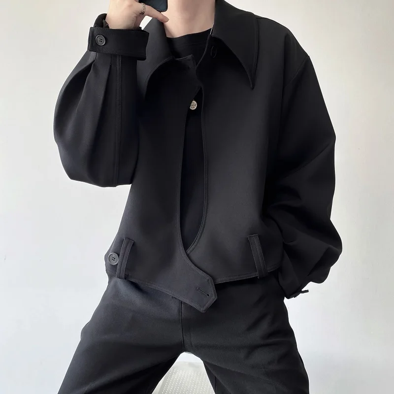 Retro Japanese Design Asymmetric Button Front Jaet 2024 Autumn Collection ex Original Sle Pure Color Breathable
Retro Japanese Design Asymmetric Button Front Jaet 2024 Autumn Collection ex Original Sle Pure Color Breathable