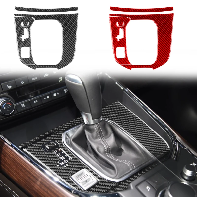 Suitable for 16-23 Mazda mazdaCX-9 gear panel carbon fiber automotive interior modification trim accessories
Suitable for 16-23 Mazda mazdaCX-9 gear panel carbon fiber automotive interior modification trim accessories