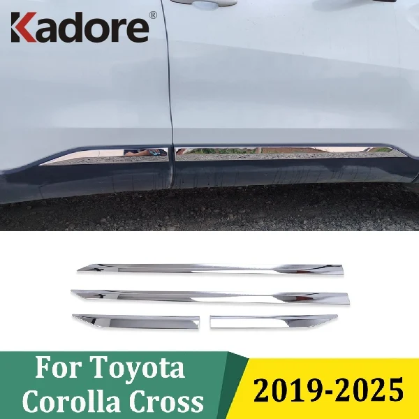 For Toyota Corolla Cross 2019-2025 Chrome Side Door Body Molding Line Cover Trim Protector Car Decorative Exterior Accessories
For Toyota Corolla Cross 2019-2025 Chrome Side Door Body Molding Line Cover Trim Protector Car Decorative Exterior Accessories