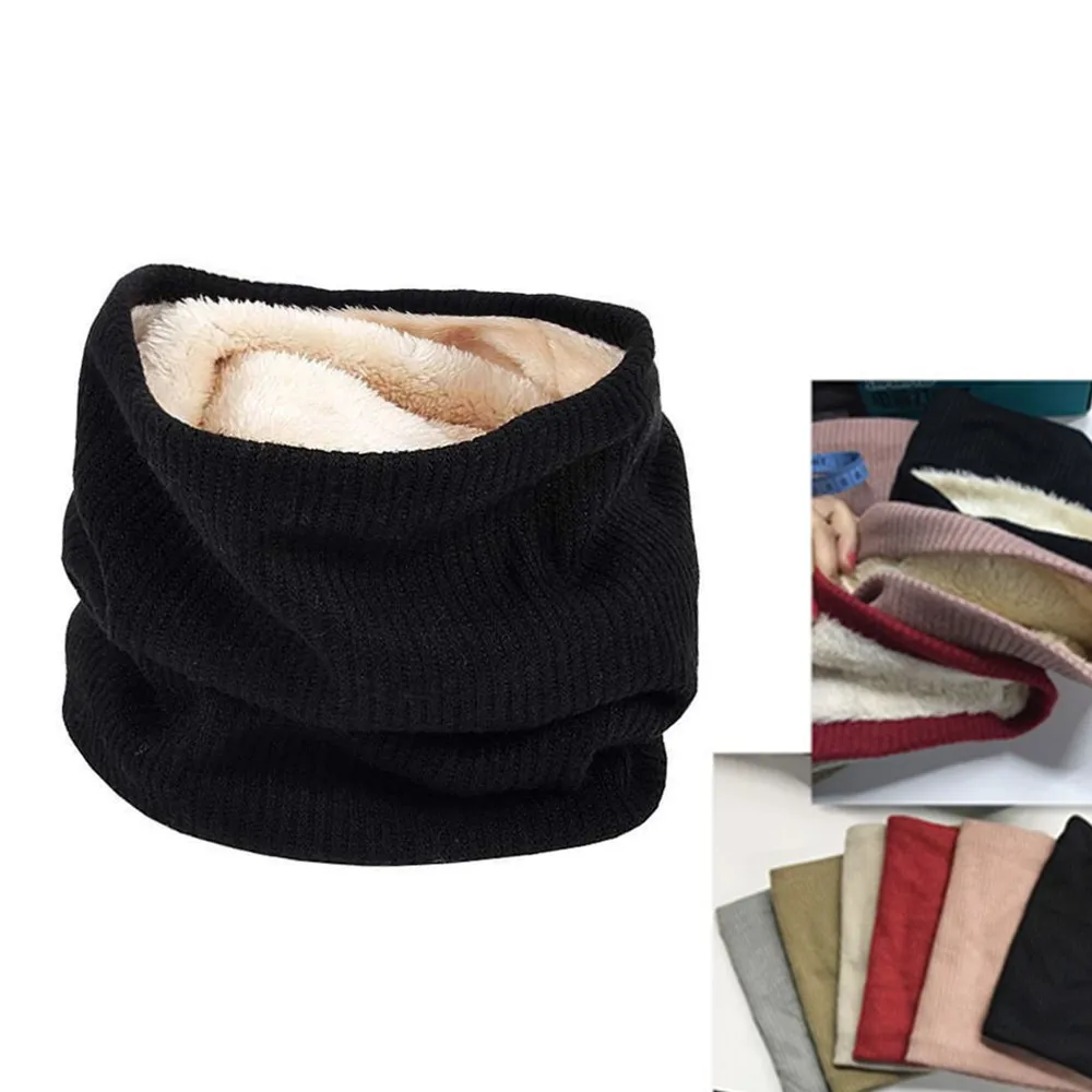Winter Thick Warm Ring Scarf Men Women Solid Knitted Neckerchief Outdoor Ski Mask Fleecing Bufanda Muffler Unisex Neck Scarves
Winter Thick Warm Ring Scarf Men Women Solid Knitted Neckerchief Outdoor Ski Mask Fleecing Bufanda Muffler Unisex Neck Scarves