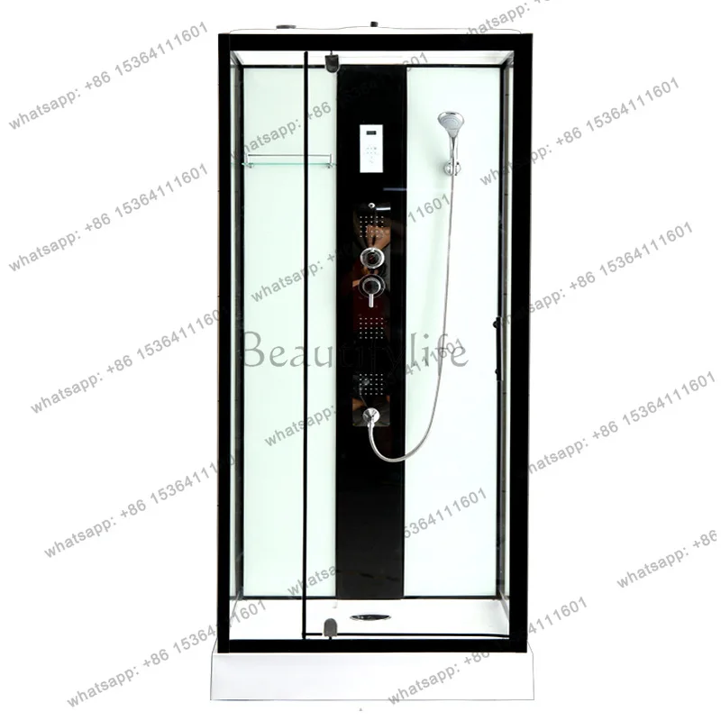 Square shower room Small apartment Tempered glass partition Integrated bathroom
Square shower room Small apartment Tempered glass partition Integrated bathroom