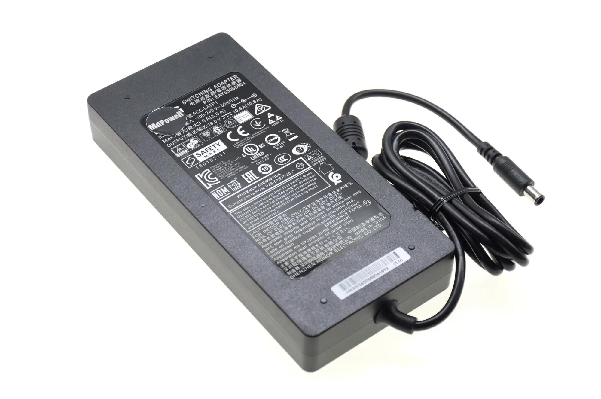 AC Adapter 19.5V 10.8A AD10630LF For LG 32UN88A 38GL950G 38WK95C-W 32BL95U ADS-210NL-19-3 195210E 34WK95C Power Charger
AC Adapter 19.5V 10.8A AD10630LF For LG 32UN88A 38GL950G 38WK95C-W 32BL95U ADS-210NL-19-3 195210E 34WK95C Power Charger