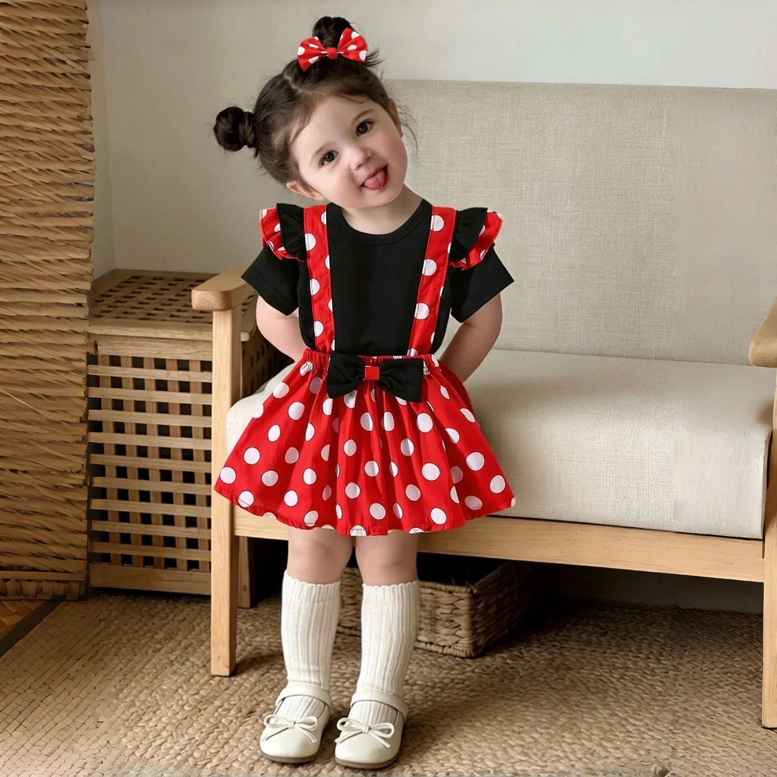 Комплект одежды для маленьких девочек: летняя футболка, юбка на бретелях, милое повседневное платье для девочек, детская одежда для девочек от 9 месяцев до 4 лет
Комплект одежды для маленьких девочек: летняя футболка, юбка на бретелях, милое повседневное платье для девочек, детская одежда для девочек от 9 месяцев до 4 лет