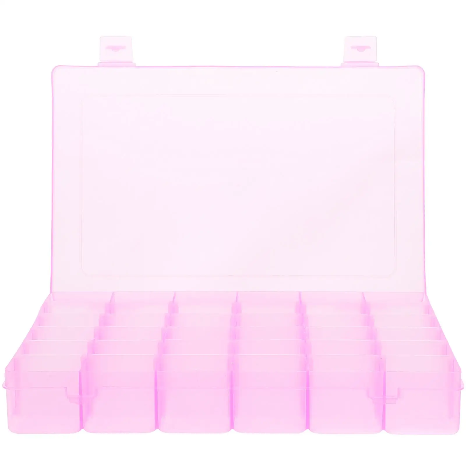36 Grid Jewelry Storage Box Clear Plastic Container Pink Bead Organizer Removable Dividers Easy Access Mini Goods
36 Grid Jewelry Storage Box Clear Plastic Container Pink Bead Organizer Removable Dividers Easy Access Mini Goods