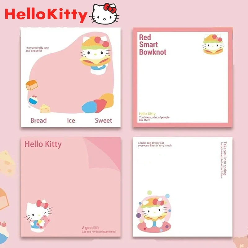 Hello Kitty Tabs Sticky Notes Memo Pad Cartoon Kawaii Girl Students Stationery Notepad 50 Sheets/pad Refrigerator Sticker Gift
Hello Kitty Tabs Sticky Notes Memo Pad Cartoon Kawaii Girl Students Stationery Notepad 50 Sheets/pad Refrigerator Sticker Gift