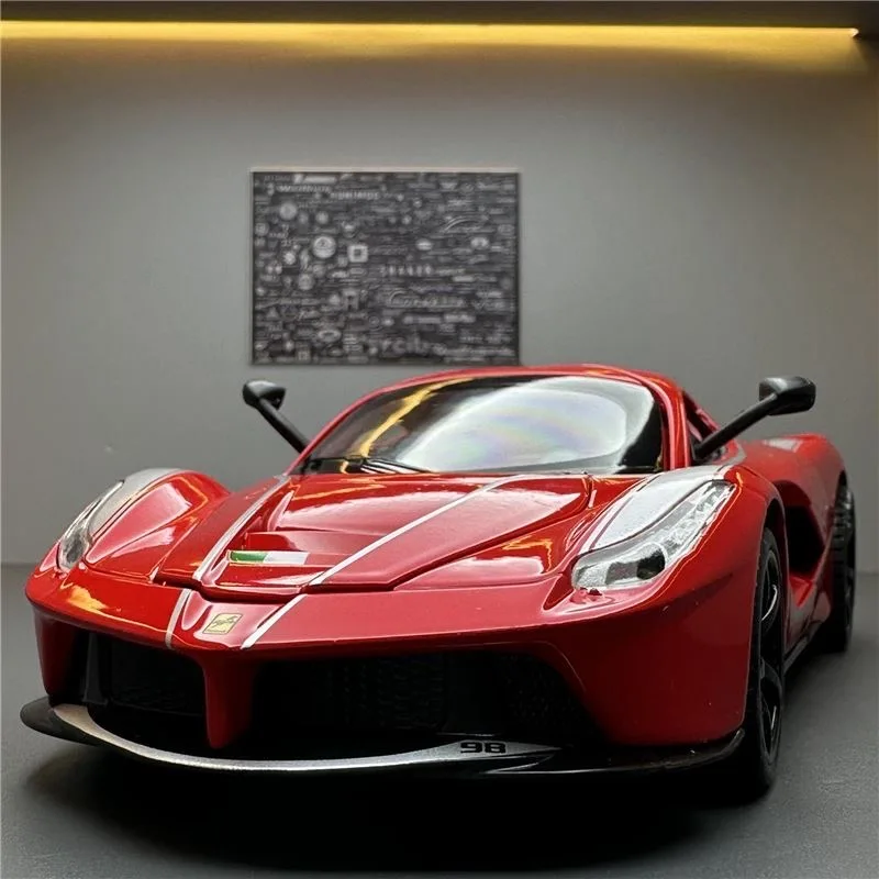 1/22 Ferrari FXXK Super Car Alloy Car Model Sound Light Pull Back Children Boy Metal Toy Decoration Kid Mini Car Collectible
1/22 Ferrari FXXK Super Car Alloy Car Model Sound Light Pull Back Children Boy Metal Toy Decoration Kid Mini Car Collectible