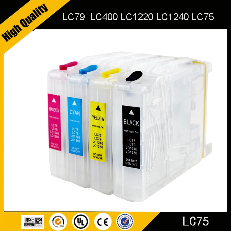 LC1220 LC1240 LC1280 Refill Ink Cartridge For Brother DCP-J525W DCP-J725DW DCP-J925DW MFC-J430W MFC-J5910DW MFC-J625DW MFC-J6510
LC1220 LC1240 LC1280 Refill Ink Cartridge For Brother DCP-J525W DCP-J725DW DCP-J925DW MFC-J430W MFC-J5910DW MFC-J625DW MFC-J6510