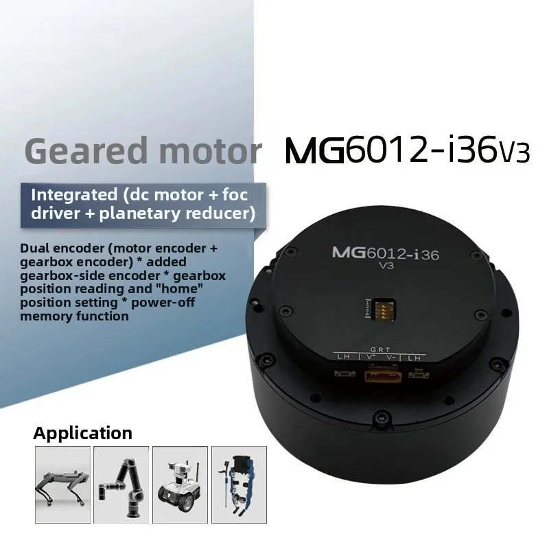 High Torque Dual-Stage Compact Robotic Joint – MG6012-i:36 for Collaborative Robot & Actuator (Small Size, High Efficiency)
High Torque Dual-Stage Compact Robotic Joint – MG6012-i:36 for Collaborative Robot & Actuator (Small Size, High Efficiency)