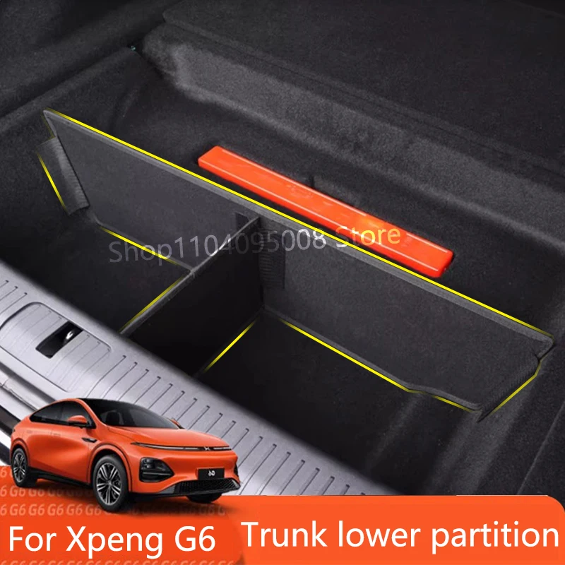 Нижняя перегородка багажника, хвостовой ящик для хранения для Xpeng Xiaopeng G6 2023 2024 2025, аксессуары для модификации интерьера
Нижняя перегородка багажника, хвостовой ящик для хранения для Xpeng Xiaopeng G6 2023 2024 2025, аксессуары для модификации интерьера