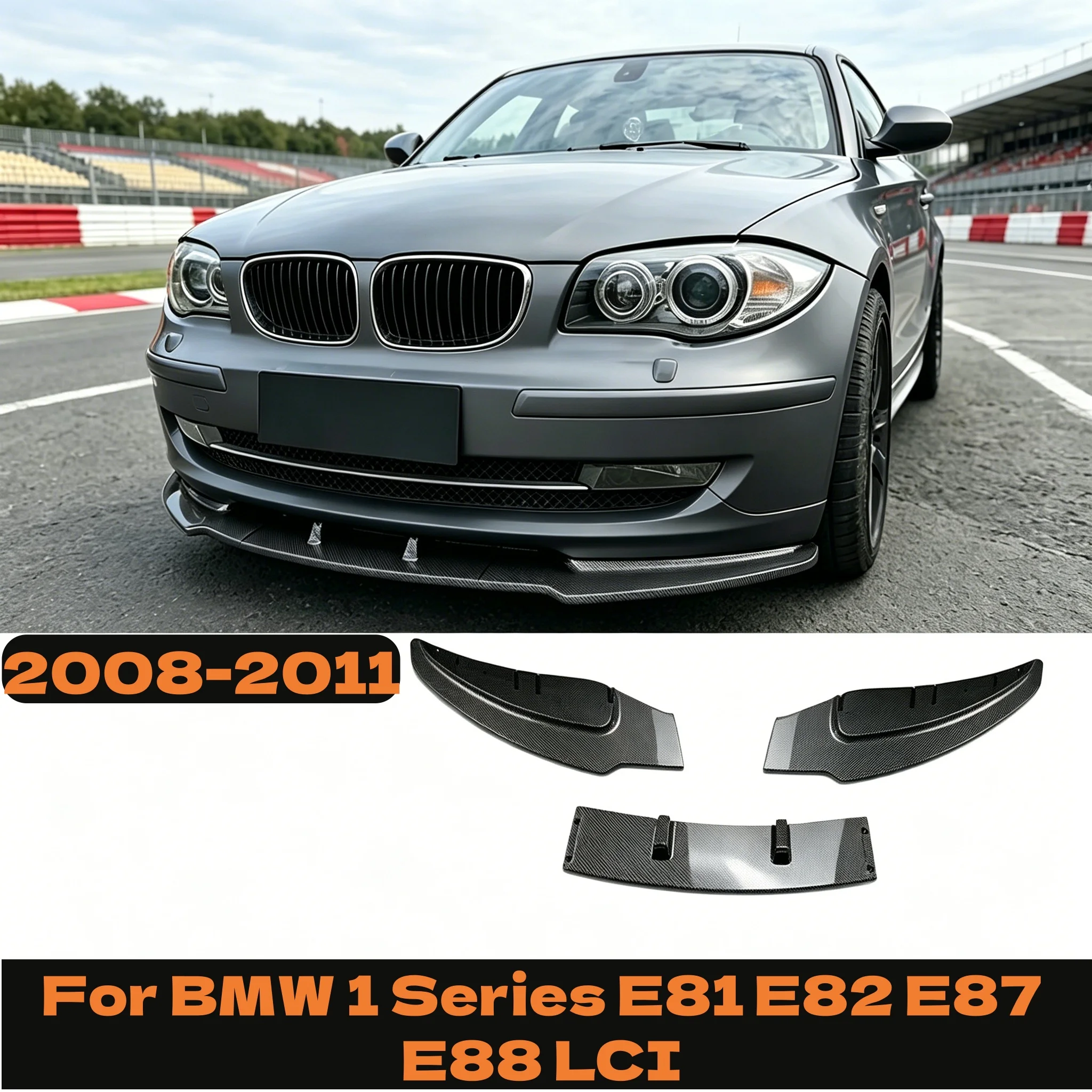 Car Front Bumper Lip Spoiler Spiltter Diffuser Modification Exterior For BMW 1 Series E81 E82 E87 E88 LCI 2008-2011
Car Front Bumper Lip Spoiler Spiltter Diffuser Modification Exterior For BMW 1 Series E81 E82 E87 E88 LCI 2008-2011
