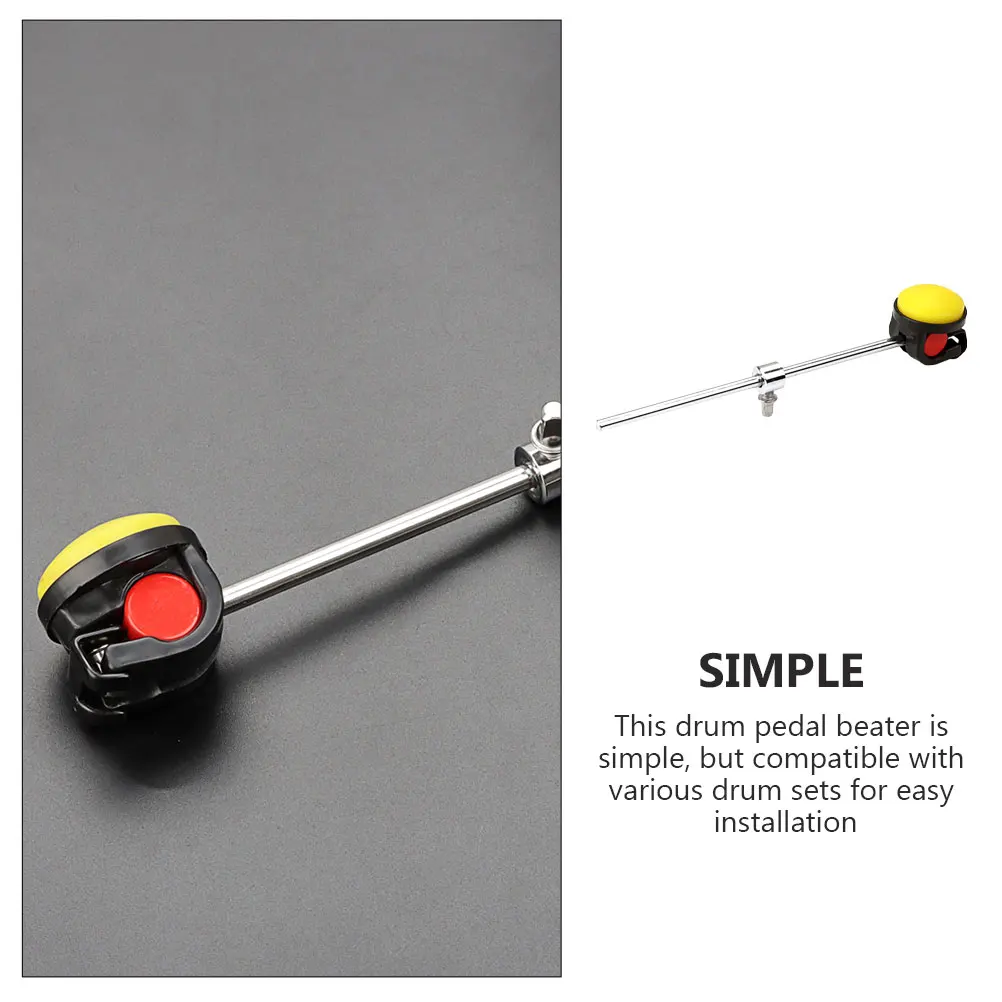 Silicone Hammer Bass Drum Beater Mallet Yellow Clip Replacement Parts Accessories Compatible Drum Sets Easy Installation
Silicone Hammer Bass Drum Beater Mallet Yellow Clip Replacement Parts Accessories Compatible Drum Sets Easy Installation