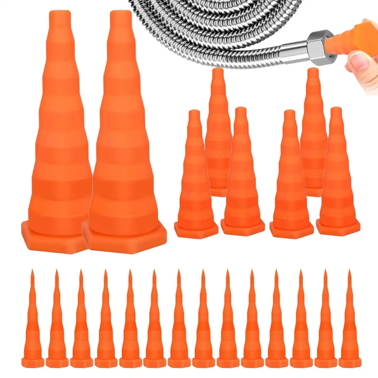 22Pcs Hydraulic hose plugs Conical Sealing plug for hydraulic oil Drip Proof rubber hose pipe stopper For Irrigation Lines Joint
22Pcs Hydraulic hose plugs Conical Sealing plug for hydraulic oil Drip Proof rubber hose pipe stopper For Irrigation Lines Joint