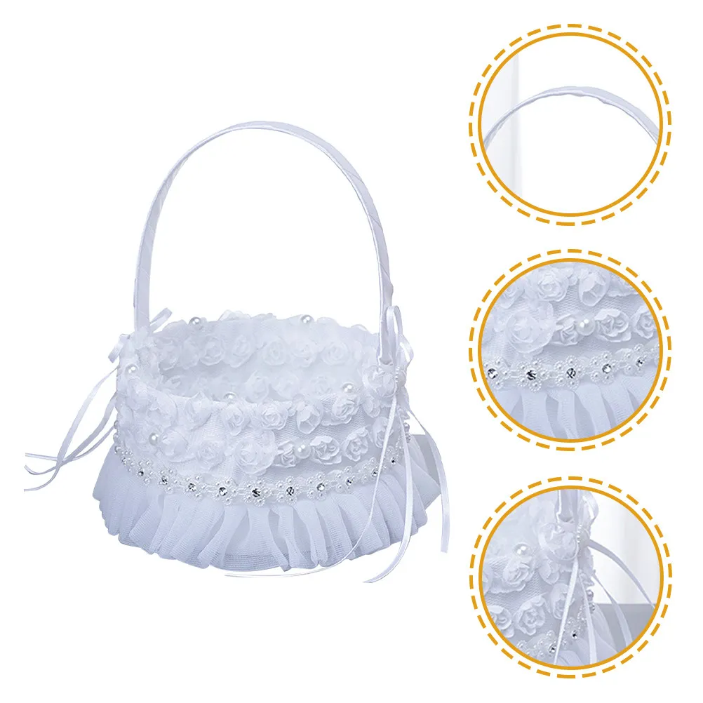 Elegant Flower Basket Classic Wedding Flower Basket Perfect Size for Flowers Petals Candy Wedding Decoration Bridal
Elegant Flower Basket Classic Wedding Flower Basket Perfect Size for Flowers Petals Candy Wedding Decoration Bridal