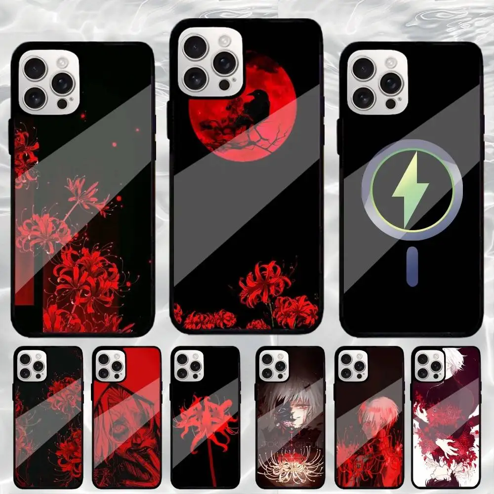 T-Tokyo G-Ghoul Red spider lily Phone Case For iPhone17,16,15,14,13,12,11 Plus,Pro Max Magnetic Magsafe Wireless Charging
T-Tokyo G-Ghoul Red spider lily Phone Case For iPhone17,16,15,14,13,12,11 Plus,Pro Max Magnetic Magsafe Wireless Charging
