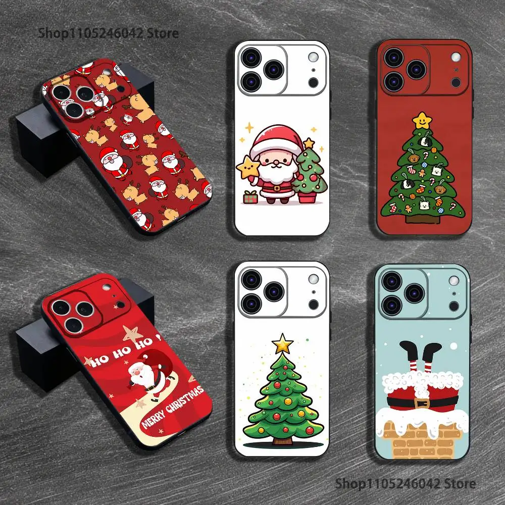 Cartoon Merry Christmas Phone Case For iPhone 17,16,15,14,13,12,11,Pro,XS,Max,XR,Plus,E,SE4,Mini Black Shockproof Soft Cover
Cartoon Merry Christmas Phone Case For iPhone 17,16,15,14,13,12,11,Pro,XS,Max,XR,Plus,E,SE4,Mini Black Shockproof Soft Cover