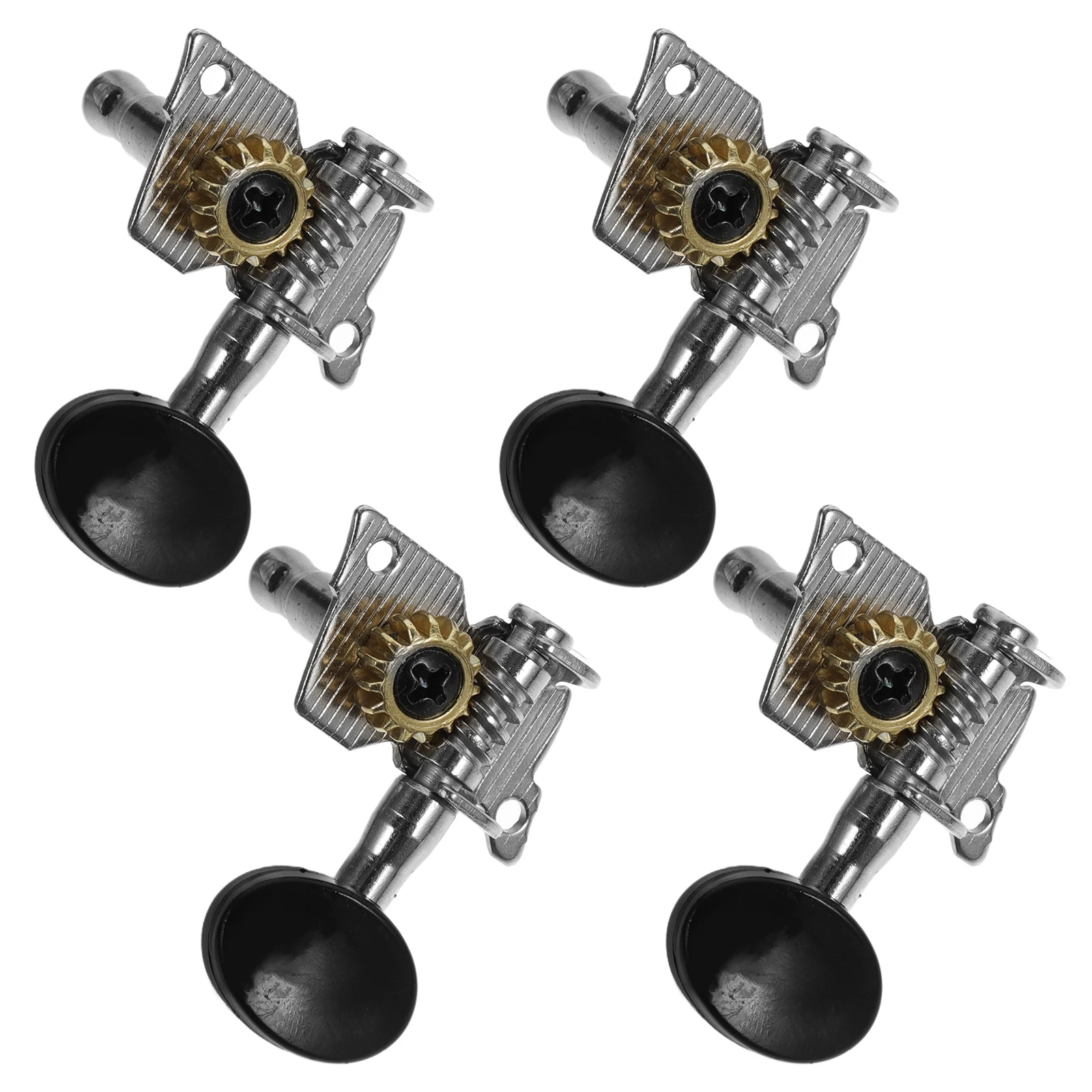 4 Pcs Ukulele Tuning Pegs Machine Head Tuners Guitar Parts Knob Open Frame Durable Sound Improvement String Musical Instruments 
4 Pcs Ukulele Tuning Pegs Machine Head Tuners Guitar Parts Knob Open Frame Durable Sound Improvement String Musical Instruments