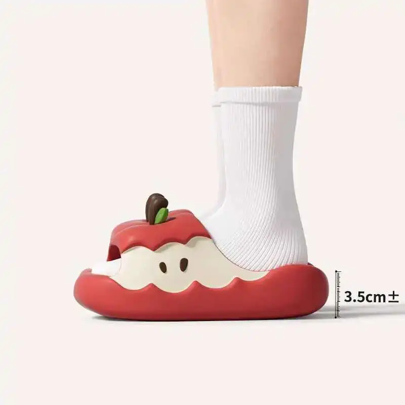 Cute Cartoon Apple Slippers For Women, Summer Indoor Household Home SlippersCute And Comfortable Home Furnishings, Couple's EVA
Cute Cartoon Apple Slippers For Women, Summer Indoor Household Home SlippersCute And Comfortable Home Furnishings, Couple's EVA