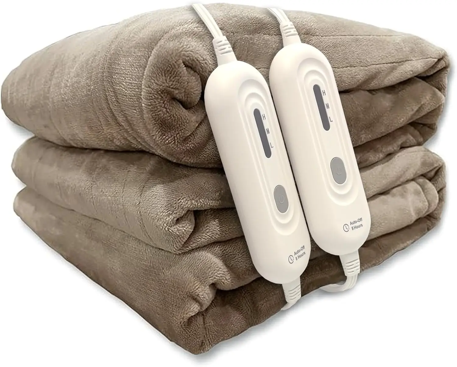 Queen Size Electric Heated Blanket, Dual Control 84"x90", 3 Heat Levels & Auto Off, ETL Certified, Super Cozy Flannel
Queen Size Electric Heated Blanket, Dual Control 84"x90", 3 Heat Levels & Auto Off, ETL Certified, Super Cozy Flannel