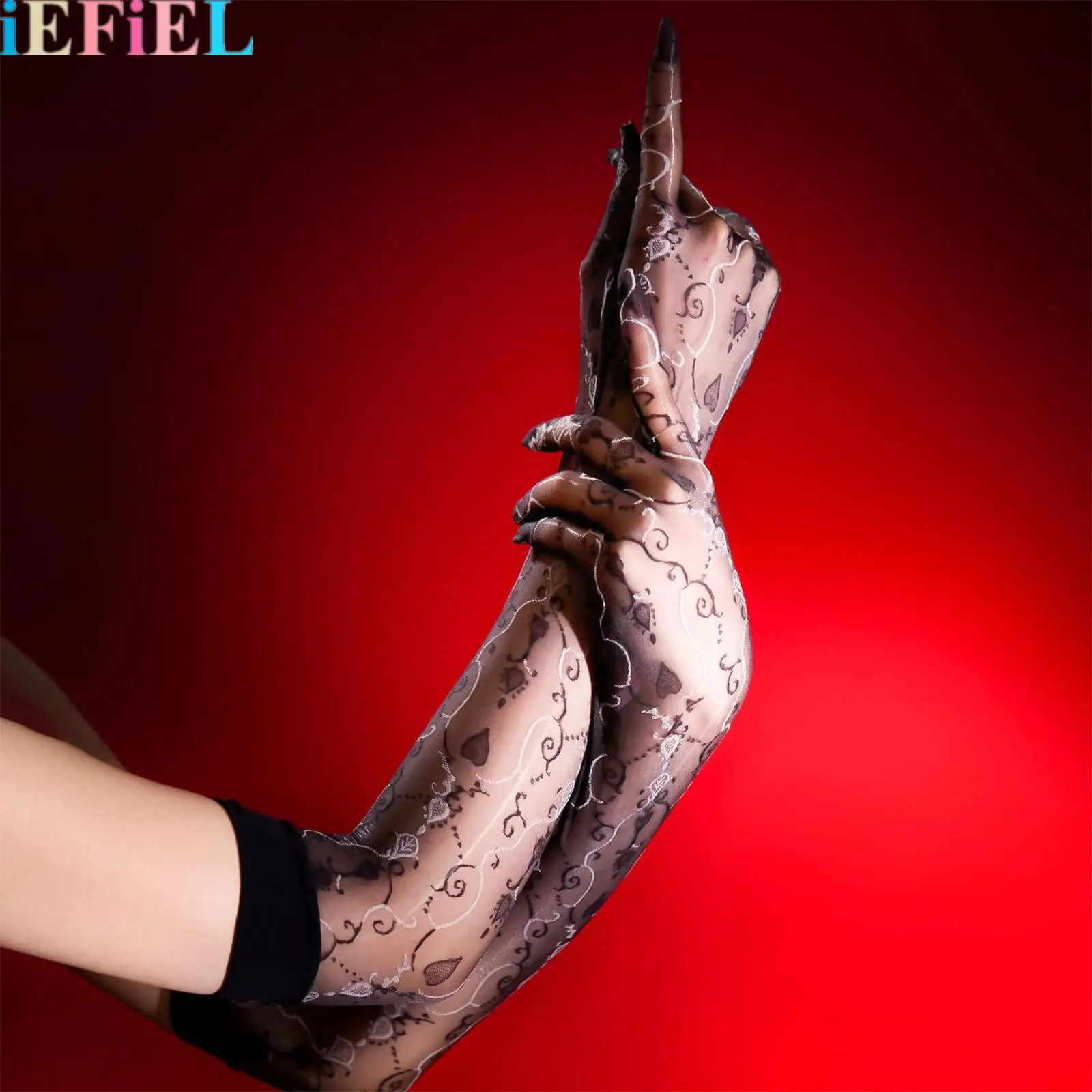 Women Above Elbow Gloves Finger-separated Floral Lace Tulle Gloves Length Opera Party Long Gloves for Cosplay Party
Women Above Elbow Gloves Finger-separated Floral Lace Tulle Gloves Length Opera Party Long Gloves for Cosplay Party