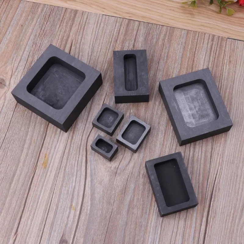 High Purity Black Graphite Ingot Bar Mold Mould Crucible for Melting Gold Silver Brass Casting Refining Jewelry Tools
High Purity Black Graphite Ingot Bar Mold Mould Crucible for Melting Gold Silver Brass Casting Refining Jewelry Tools