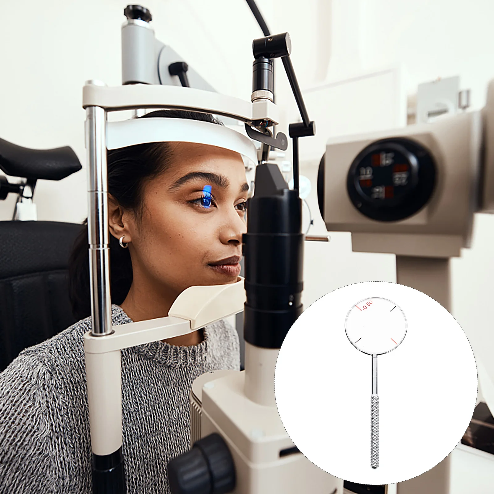 1Pcs Cross Cylinder Lens Optical Instruments Handheld Tool for Astigmatism Correction Durable Optometry Test Tool
1Pcs Cross Cylinder Lens Optical Instruments Handheld Tool for Astigmatism Correction Durable Optometry Test Tool