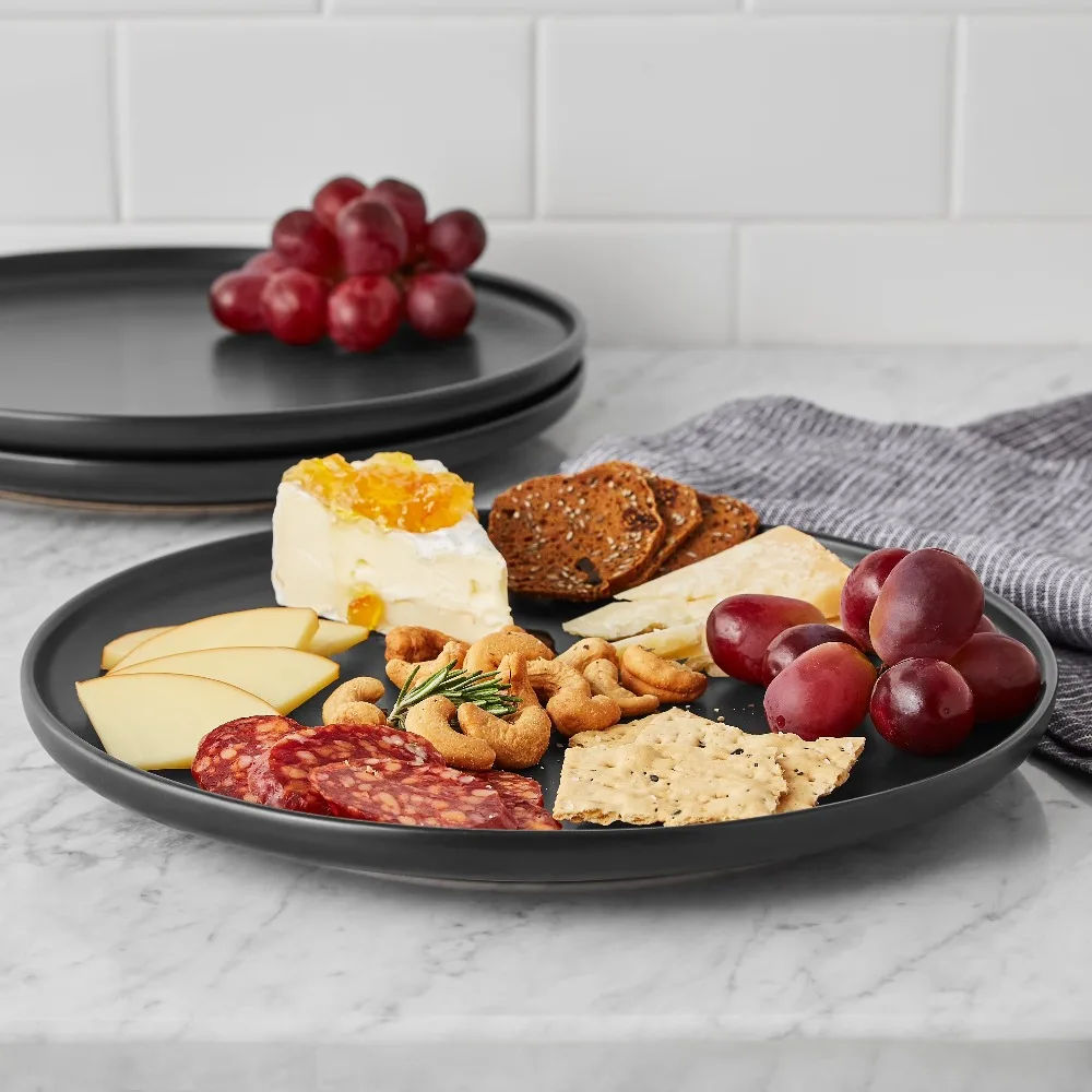 HOT SALE Matte Black Stoneware Dinner Plates, Set of 4, Durable & Stylish - Perfect for Everyday & Special Occasions - BEST SELLER
HOT SALE Matte Black Stoneware Dinner Plates, Set of 4, Durable & Stylish - Perfect for Everyday & Special Occasions - BEST SELLER